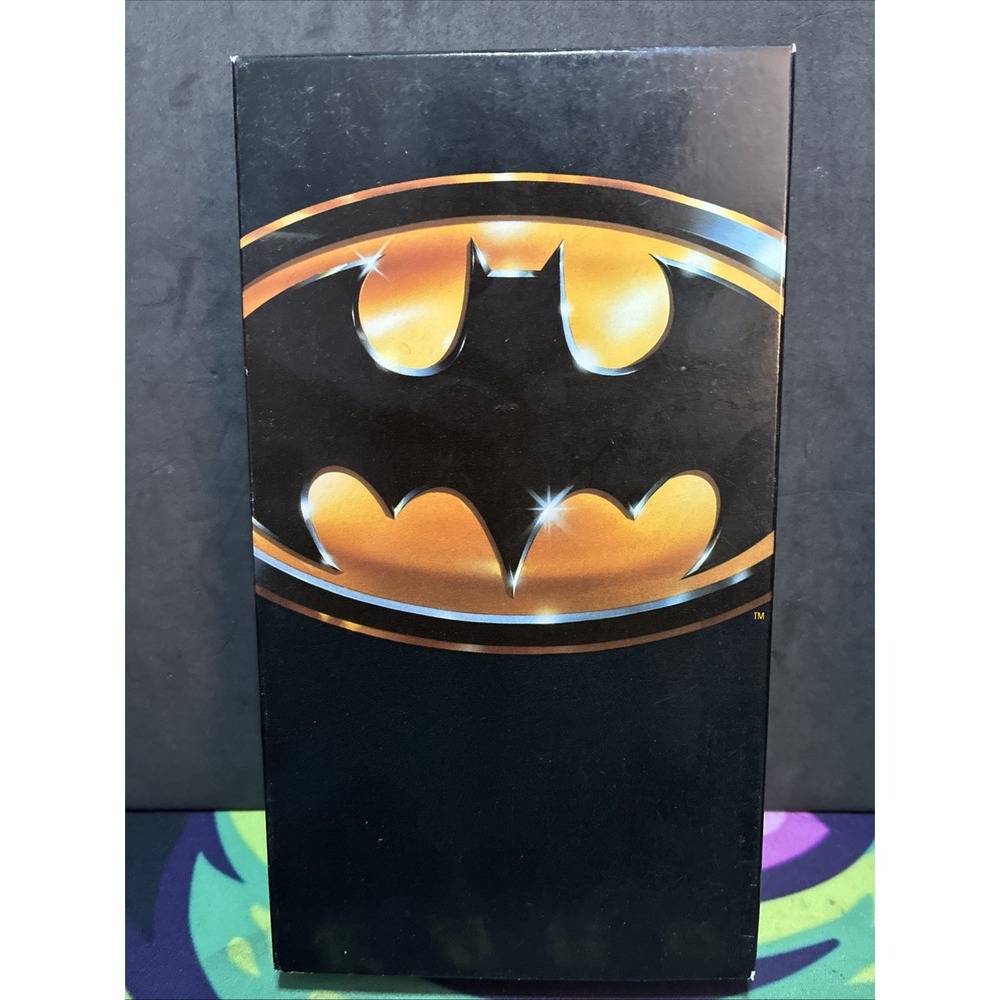 Batman 1989 VHS PG-13, Starring Michael Keaton, Jack Nicholson, Kim Basinger